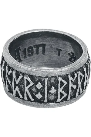 Alchemy Gothic Ring - Schriftzeichen - voor Mannen