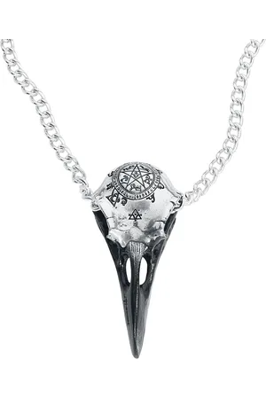 Alchemy Gothic Halsketting - Volvan Raven Skull