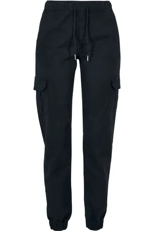 Urban classics Trainingsbroeken - Dames High-waist cargo-joggingbroek - XS tot M - voor Vrouwen
