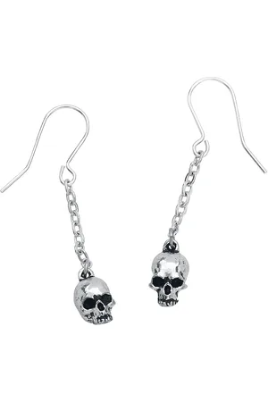 Alchemy Gothic Oorbel - Deadskull Earrings - voor Vrouwen