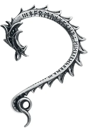 Alchemy Gothic Ear Stud - Jormungand - voor Vrouwen