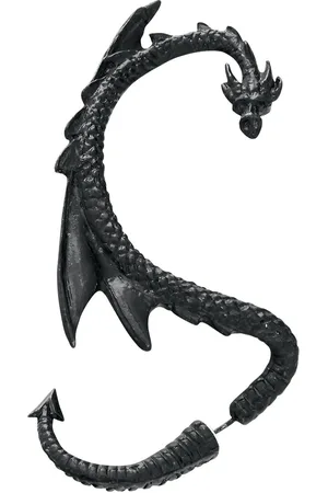 Alchemy Gothic Ear Stud - The Dragon Lure - voor Vrouwen