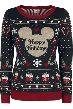 Mickey & Minnie Mouse Disney Christmas jumper - Happy Holidays - S tot XXL - voor Vrouwen