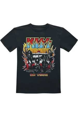 Kiss T-shirt voor kinderen - Kids - On Fire - voor Jongens & meisjes