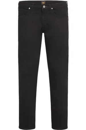 Lee Jeans - Brooklyn Classic Straight Fit Clean Black - W31L32 tot W33L34 - voor Mannen