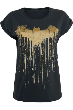 Batman T-shirt - Logo Dripping - S tot M - voor Vrouwen