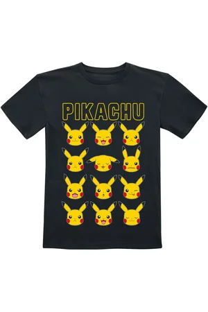 Pokemon Gaming T-shirt voor kinderen - Kids - Pikachu Gesichter - voor Jongens & meisjes
