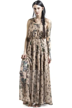 Jawbreaker Rockabilly Lange jurk - Apothecary Master Sundress - S tot XXL - voor Vrouwen