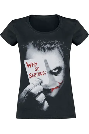 Batman T-shirt - The Joker - Why So Serious? - S tot XXL - voor Vrouwen