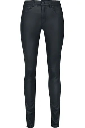 ONLY Kunstlederen broeken - ONLROYAL HW SK ROCK COATED - W26L32 tot W34L32 - voor Vrouwen