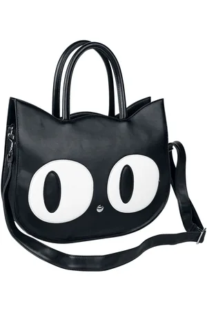 Banned Retro Gothic Handtas - Big Kitty - voor Vrouwen