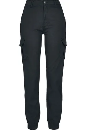 Urban classics Cargobroeken - Ladies High Waist Cargo Pants - W26L32 tot W30L32 - voor Vrouwen