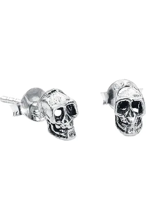 etNox Gothic Oorbellenset - Totenkopf - voor Vrouwen