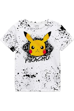 Pokemon Gaming T-shirt - Kids - Pikachu Splat - 104 tot 152 - voor Jongens & meisjes