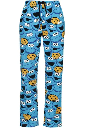 Sesamstraat Pyjamabroek - Krümelmonster - Face - S tot 3XL - voor Vrouwen