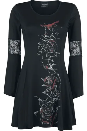 Alchemy Medium-lengte jurk - Bleeding Rose - S tot 3XL - voor Vrouwen