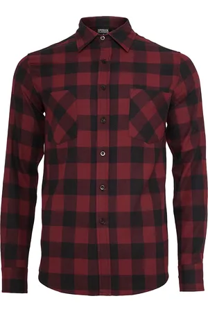 Urban classics Flanellen overhemd - Checked Flannel Shirt - S tot 5XL - voor Mannen