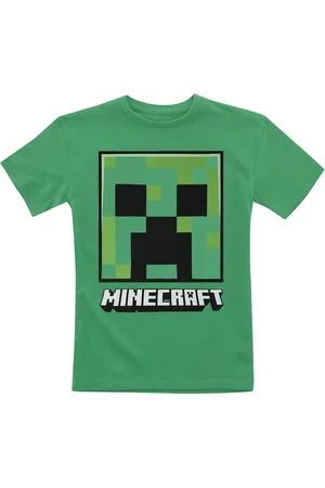 Minecraft Gaming T-shirt voor kinderen - Kids - Creeper Face - voor Jongens & meisjes