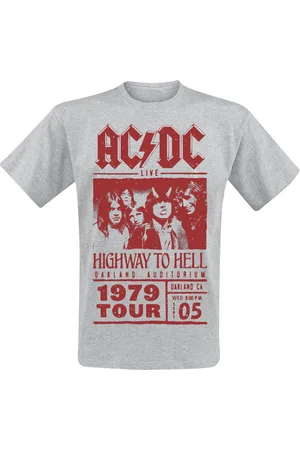 AC/DC T-shirt - Highway To Hell - Red Photo - 1979 Tour - S tot XXL - voor Mannen