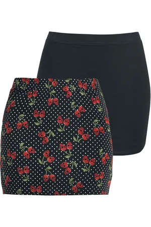 Rock Rebel Rock Korte rok - The Double Life - S tot 5XL - voor Vrouwen