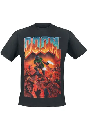 DOOM Gaming T-shirt - Classic Boxart - S tot XXL - voor Mannen