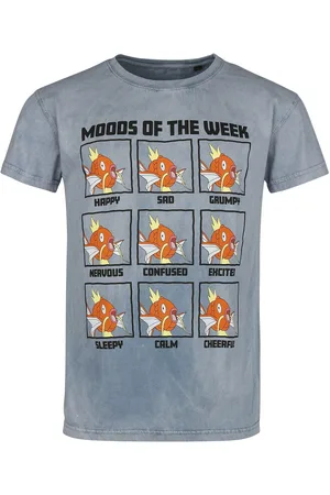 Pokemon T-shirt - Magikarp - Moods of the Week - S tot XXL - voor Mannen