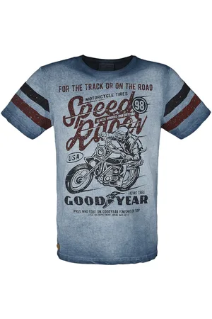 Goodyear Rockabilly T-shirt - Men T-shirt Comfort Fit - S tot 3XL - voor Mannen