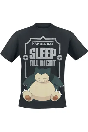 Pokemon Gaming T-shirt - Relaxo - Sleep All Night - S tot XXL - voor Mannen
