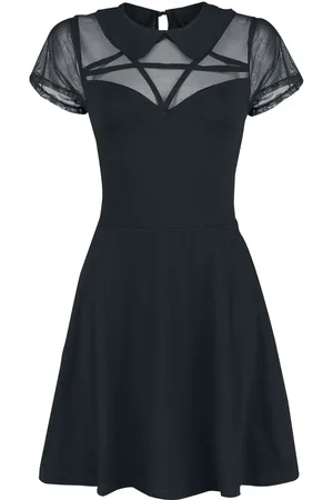 Heartless Gothic Korte jurk - Hexxed Dress - S tot XL - voor Vrouwen