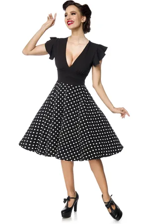 Belsira Rockabilly Medium-lengte jurk - Elegante retro jurk - S tot 4XL - voor Vrouwen