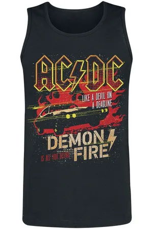 AC/DC Tanktop - Demon Fire - S tot 3XL - voor Mannen