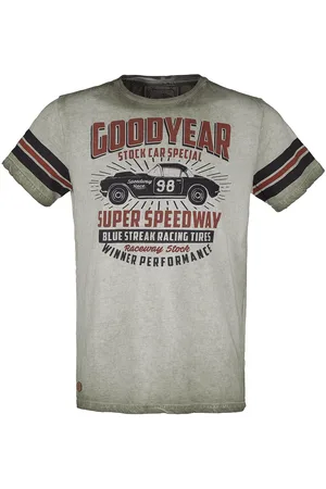 Goodyear Rockabilly T-shirt - Men T-shirt Comfort Fit - S tot M - voor Mannen