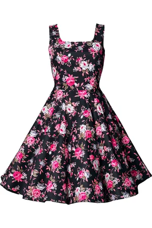 Belsira Rockabilly Medium-lengte jurk - Swing-Blumenkleid - S tot 4XL - voor Vrouwen