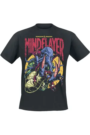 Dungeons and Dragons Gaming T-shirt - Mind Flayer - S tot M - voor Mannen