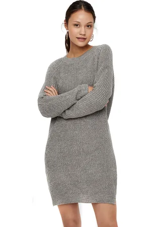 Noisy May Korte jurk - NMSiesta O-Neck Knit Dress - XS tot L - voor Vrouwen