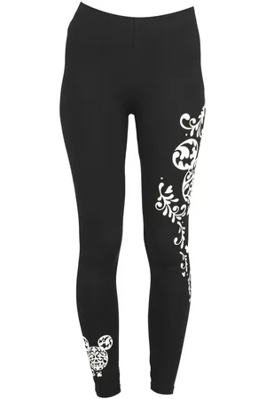 Mickey & Minnie Mouse Disney Leggings - Floral Minnie - S - voor Vrouwen