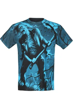 Iron Maiden T-shirt - Benjamin Breeg Allover - S tot XL - voor Mannen