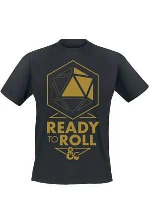 Dungeons and Dragons Gaming T-shirt - Ready to Roll - S tot XXL - voor Mannen