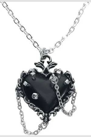 Alchemy Gothic Halsketting - Witches Heart - voor Vrouwen