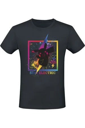 Pokemon Gaming T-shirt - Pikachu - Regenbogen - S tot XXL - voor Mannen