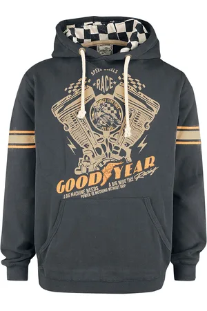 Goodyear Rockabilly Trui met capuchon - Princeton - S tot XL - voor Mannen