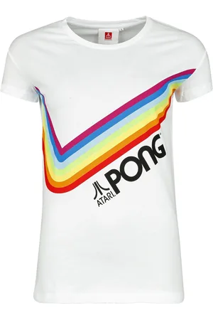 Atari Gaming T-shirt - Pong - Pride Rainbow - S tot 3XL - voor Vrouwen