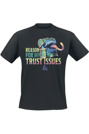Dungeons and Dragons Gaming T-shirt - Mimic - Trust Issues - S tot XXL - voor Mannen
