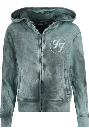 Foo Fighters Vest met capuchon - Logo Space Blue - S tot M - voor Vrouwen