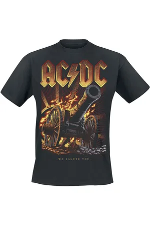 AC/DC T-shirt - Burning Salute - S tot 5XL - voor Mannen
