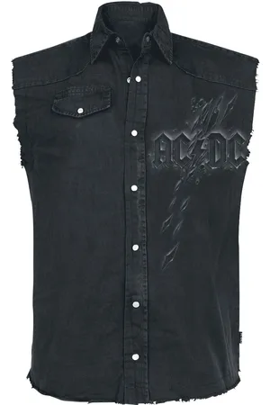 AC/DC Shirt met korte mouwen - Back In Black Torn - M tot XXL - voor Mannen