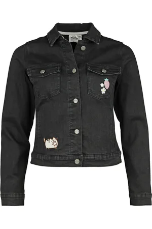 Pusheen Denim jas - Strawberry - S tot XXL - voor Vrouwen