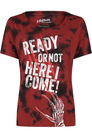 A Nightmare On Elm Street T-shirt - Ready or Not - Here I Come! - S tot XXL - voor Vrouwen