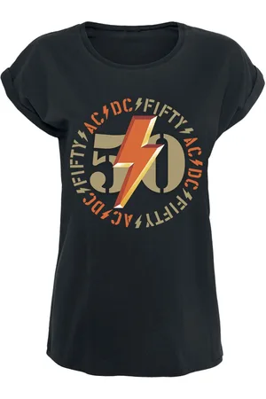 AC/DC T-shirt - Fifty Bold Emblem - S tot XXL - voor Vrouwen