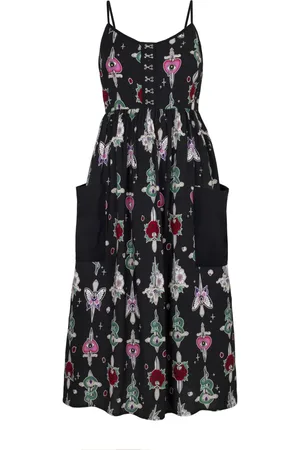 Hell Bunny Lange jurk - Cersei Maxi Dress - XS tot S - voor Vrouwen
